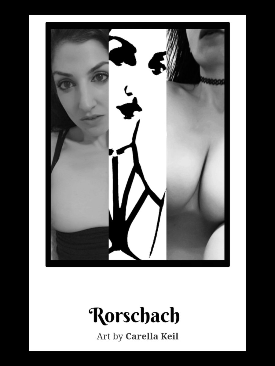 Rorschach | Carella Keil
Feral Journal of Poetry and Art Issue 17
@feral_of
@PressAnimal
feralpoetry.net/issue-seventeen
#bnwphotography #nudeaesthetic #artphotography #noirart