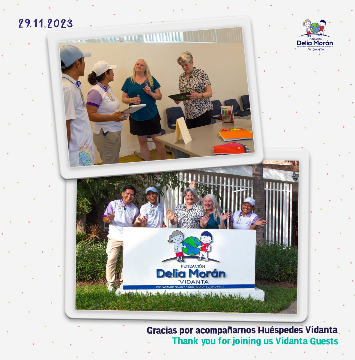 FundacionDMV's tweet image. #DíaDeRecorrido 📷📷 #TourDay at #FundaciónDeliaMoránVidanta