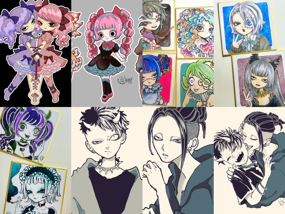#今月描いた絵を晒そう 物凄く沢山描いた気になってましたがそもそもそれは先月だった…今月は編集作業的なことばかりやってました…来月からまた頑張りたい❤️🔥