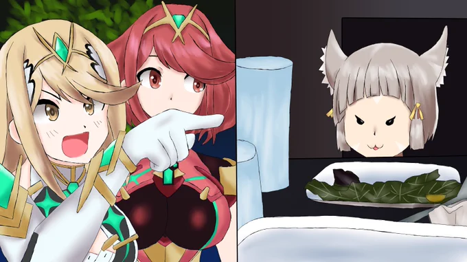 ゼノブレイド2の6周年、おめでとうございます!(絵は再掲)