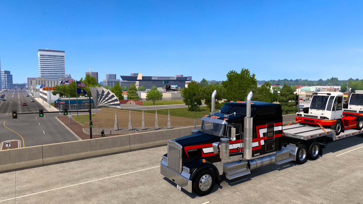 The Sunflower State #CruisingKansas #Kenworth #W900 #AmericanTruckSimulator