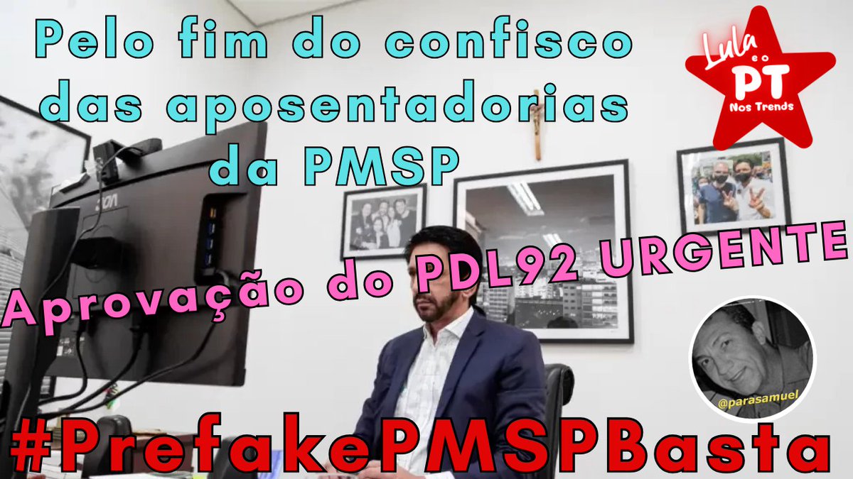 bethonira's tweet photo. @Dry_ie @ricardo_nunessp @camarasaopaulo @HatoGeorge @IsacFelixSP @janainalimasp "Pref. Ricardo Nunes, os aposentados PMSP anseiam pelo fim dos descontos previdenciários. @ricardo_nunessp
@camarasaopaulo
@majorpalumbo
@JoaoJorge45 
AdrianoSantos
👇
Confisco Desumano
#PrefakePMSPBasta" https://t.co/S6m7n88gNL