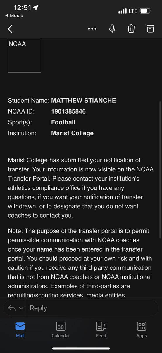 MattStianche's tweet photo. Senior stats 
-2 years of eligibility
- 2nd team all conference wr 
-55 catches  
-803 yards
-7 TD’s
Career stats 
-82 catches 
-1,182 yards 
-8 TD’s
@RivalsPortal @247SportsPortal https://t.co/iQfzvlq2s9