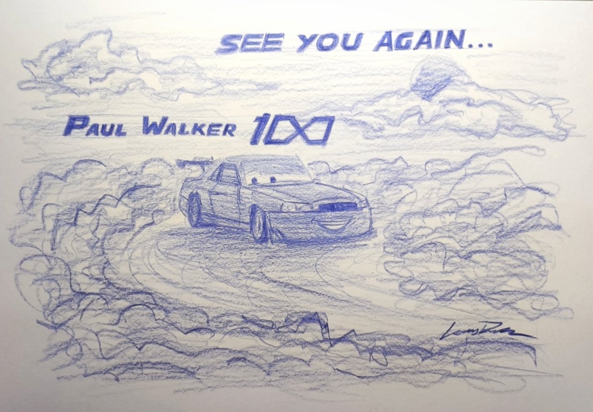 We'll see you again at the finish line Paul... #paulwalker #brianoconner #paulwalkerforever #seeyouagain #fastandfurious #fastandfuriouspixarcars
