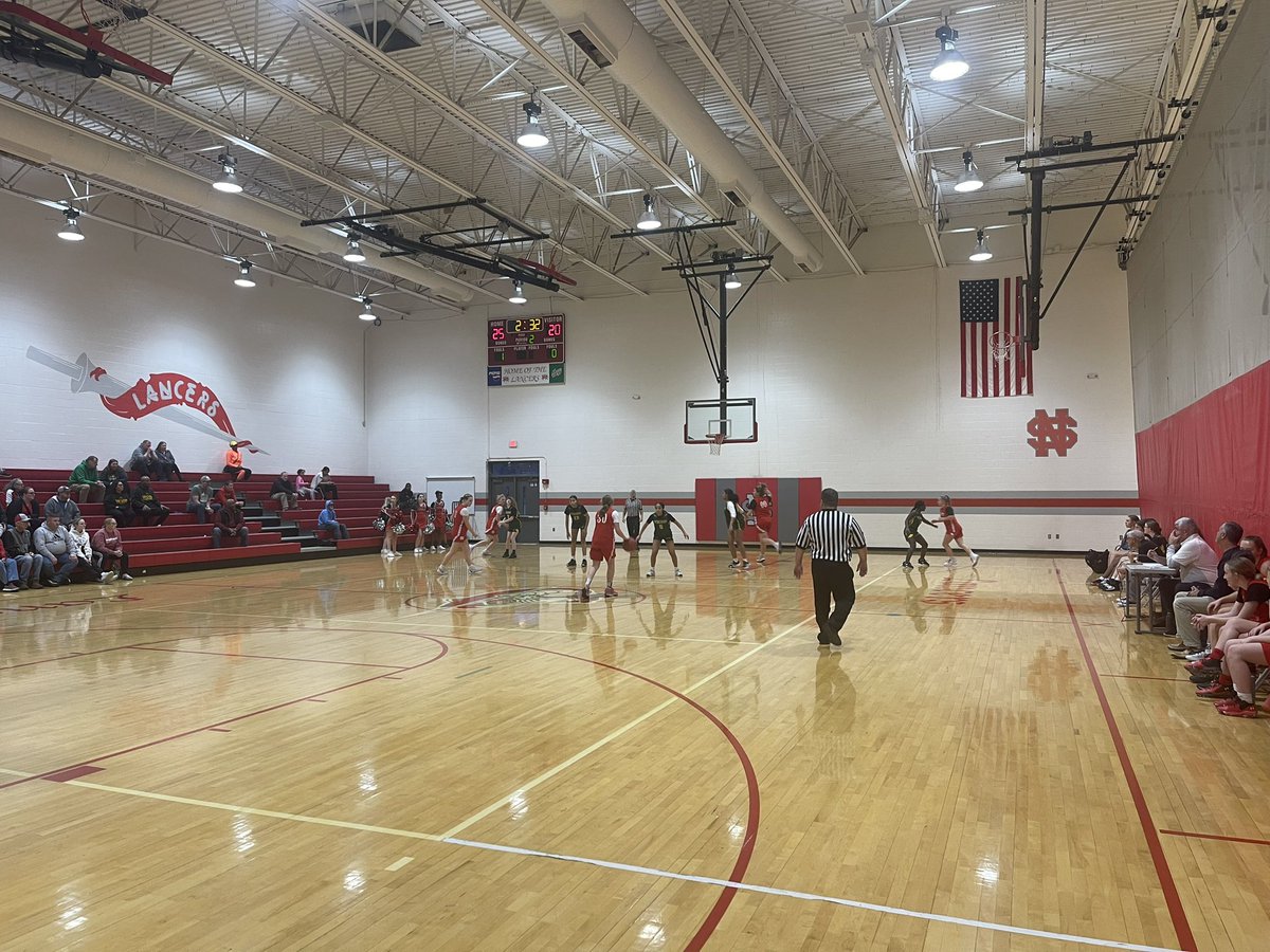 8th grade girls basketball. Go Lancers!!