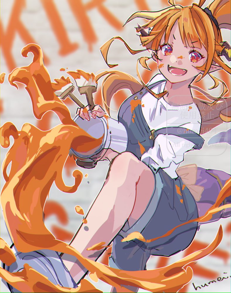 桐生ココ 「11月も会長いっぱい描けて嬉しい  #今月かいた絵を晒そう」|ふめい@100日チャレンジ中のイラスト