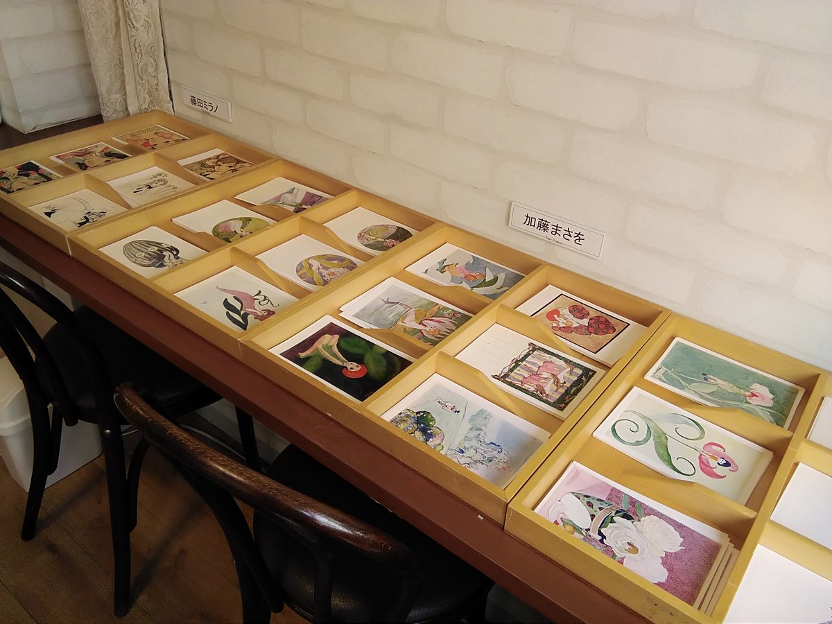 timeroman_doll's tweet photo. 本日、絵葉書資料館所蔵品≪復刻絵葉書 絵葉書屋≫が、不定期で2階 ギャラリーでOPENしております。是非、この機会にお越しくださいませ。
#タイムロマン #timeroman #絵葉書資料館 #大正ロマン #加藤まさお #松本かつぢ #竹久夢二 #小林かいち #蕗谷虹児 #藤井千秋 https://t.co/KGchuWGtX2