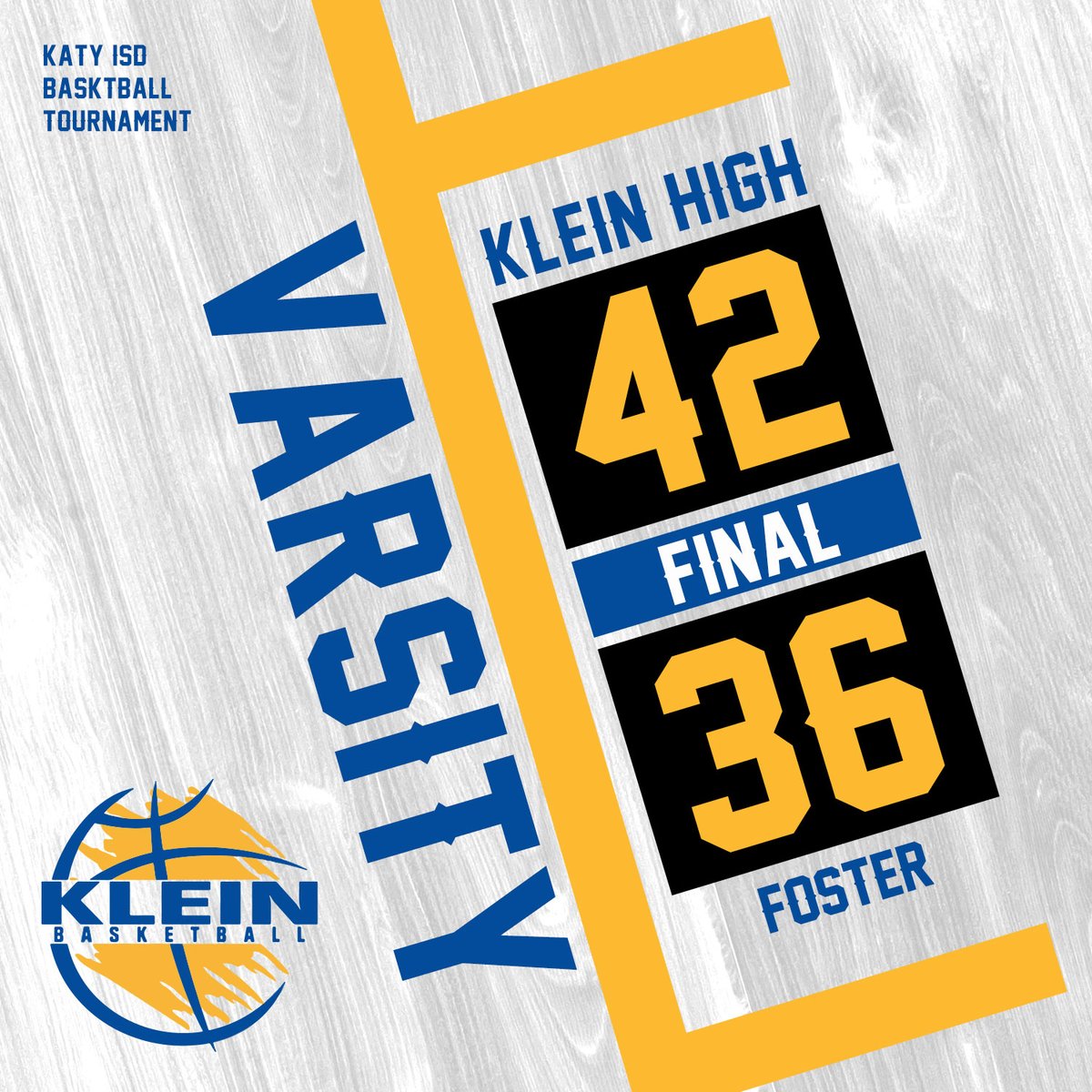 kleinbearkatsbb's tweet photo. Congrats to the Varsity team for their victory today! Remain alert, stay focused, and keep pushing.
#varsitybasketball #kleinhighschool #kleinisd #basketballtime #bball #hoops #basketball #loveofthegame #basketballislife #GottaGetBuckets #basketballtime #scoringsession #bball https://t.co/u5Ase05Hgg