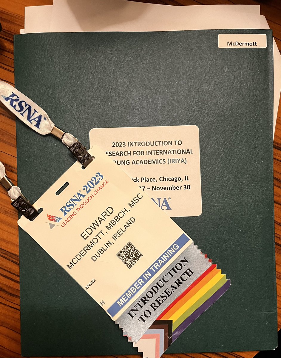 Great time at the Introduction to Research for International Young Academics Workshop at my first <a href="/RSNA/">RSNA</a> . An overwhelming and impressive few days. Can’t wait to go back. <a href="/RSNATrainees/">RSNATrainees</a> #radiology