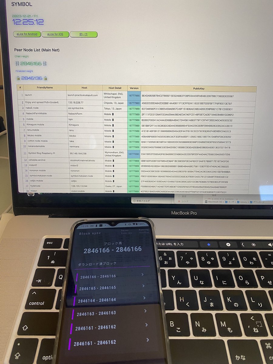 mikunNEM's tweet image. 安定稼働中です🫡
#Symbol #MobileNode