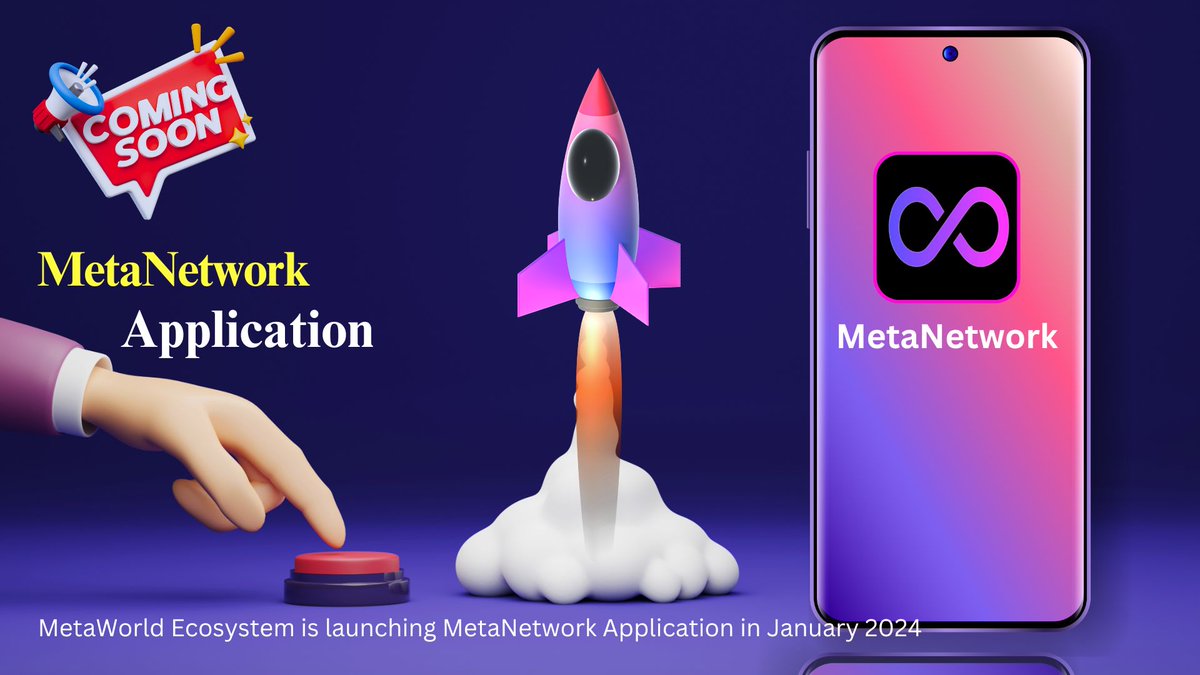 Meta Network application is coming soon.. #metaworldmtw
More info.. presale.metaworld.org.in