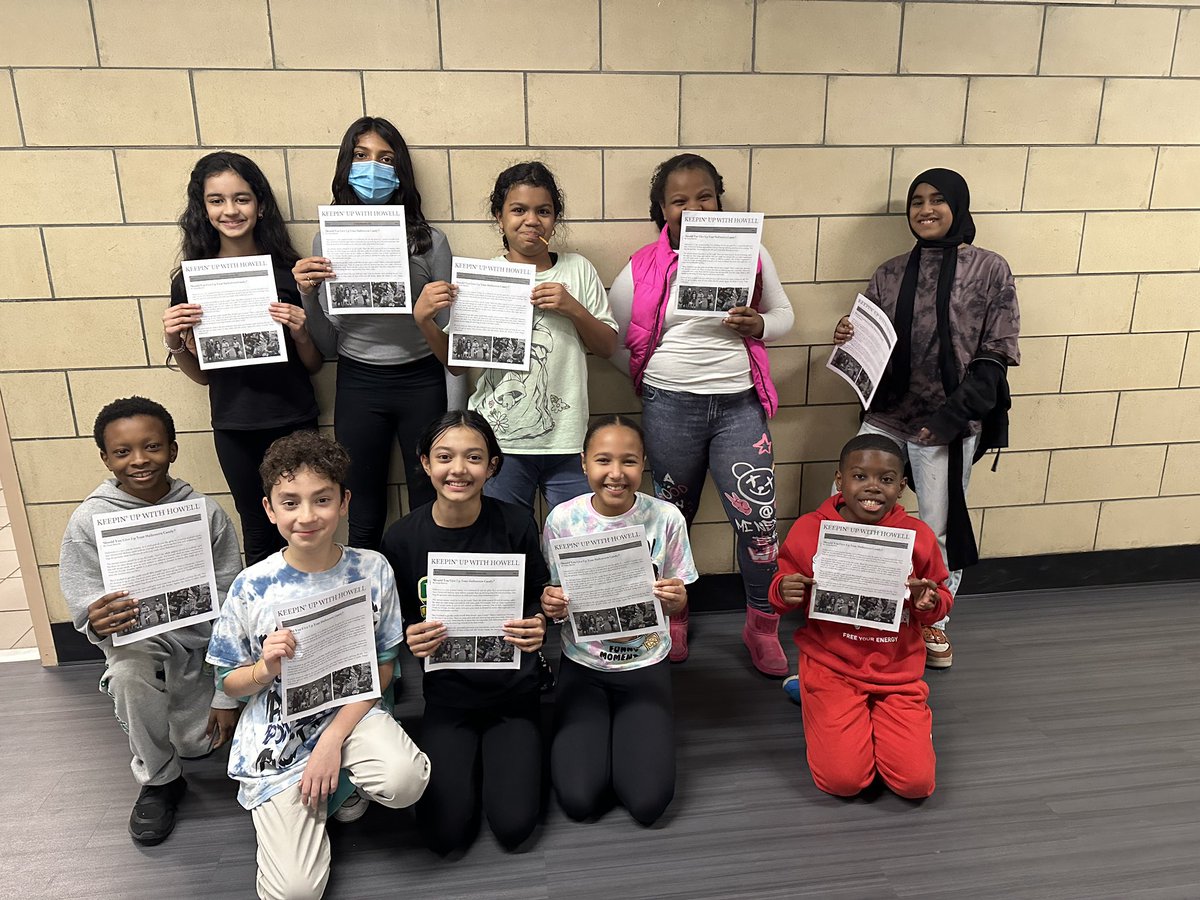Extra! Extra! Read all about it! Newspaper club has published the first issue for the 2023/2024 school year. 📰 <a href="/HowellRoadVS13/">Howell Road Elementary School</a>