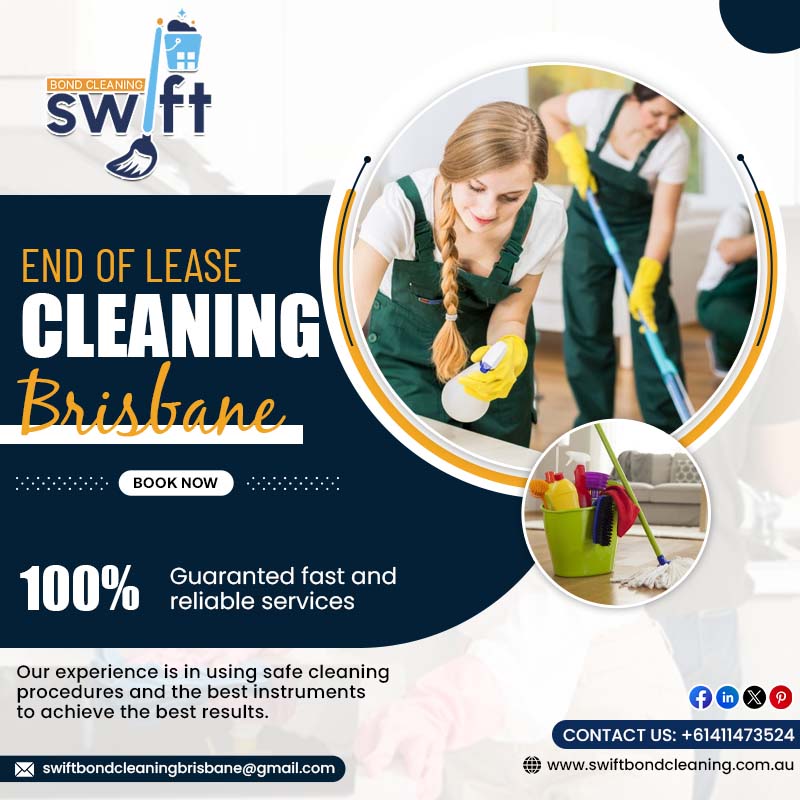 SwiftBondClean1's tweet photo. Do you want to secure your bond money?

We got your back! Contact Swift Bond Cleaning without looking at the clock as we provide top-class End of Lease Cleaning services in Brisbane🏡

https://t.co/ZV40vbMbPR

#swiftbondcleaning #cleaningservices #brisbane #securebondcleaning https://t.co/I3KSxIcRO7