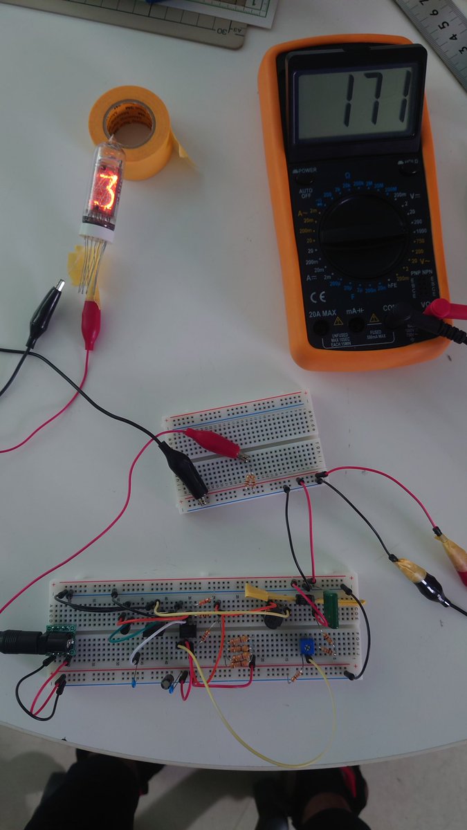 ニキシー管光った！