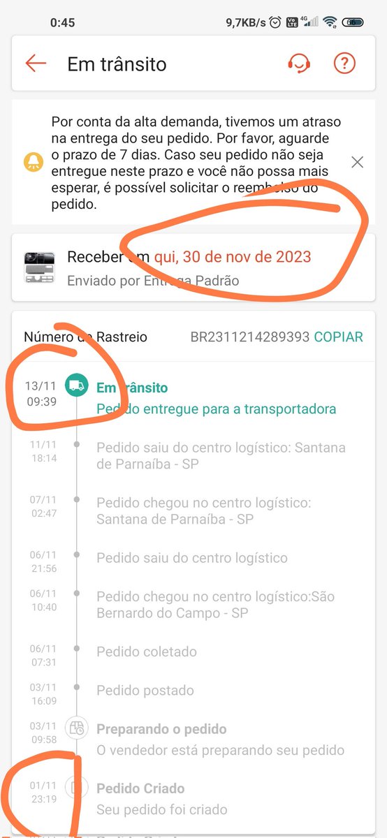 wolvenit's tweet photo. @shopee_br Parabéns para meus dois pedidos na Shoppee! Hoje completam um mês e nada de entrega, será que o papai Noel que ta trazendo? Ou o saci Pererê que tá vindo de Marte com eles?!  Quer rastrear seu pedido? Esqueça, caiu na transportadora, nada de atualizar rastreio.. Parabéns🎂🎉🎂🎉 https://t.co/qVBVzNGZ3L