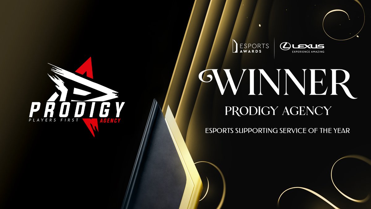 Esports Awards (@esportsawards) on Twitter photo The winner of the Esports Supporting Service of the Year award is...
<a href="/ProdigyAgencyGG/">Prodigy Agency</a>
CONGRATULATIONS! 🏆
#EsportsAwards2023 The winner of the Esports Supporting Service of the Year award is...
<a href="/ProdigyAgencyGG/">Prodigy Agency</a>
CONGRATULATIONS! 🏆
#EsportsAwards2023