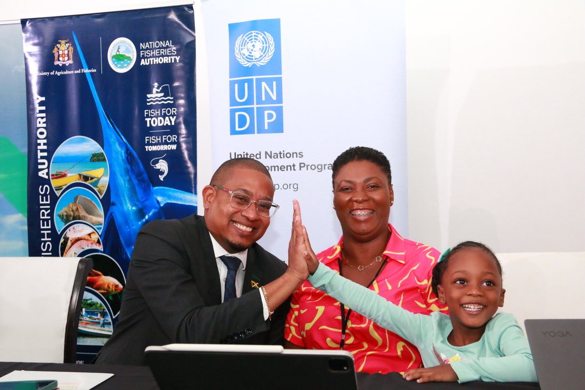 @moafjm @floydgreenja @_BlueJustice @Blue_Resilience @UNDPNorway @PNUDLAC @Petchary @mnsgovjm @obessafndn @CaribbeanUN @megjc_jm @matthewsamuda @CcdJamaica @nepajamaica @thenfajamaica The digitally-powered Blue Justice Community is a stellar example of how #UNDP intends to leverage digital transformation to underpin transformative actions that improve the quality of people’s lives & livelihoods - UNDP OIC @kaizenava 🎣bit.ly/47BJNYx | @floydgreenja