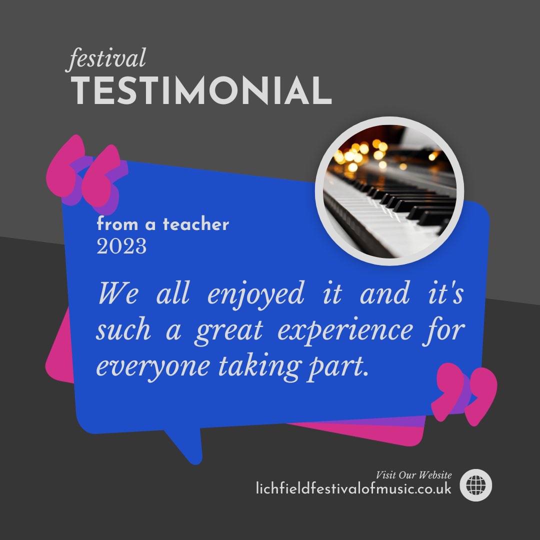 🎶 We really love hearing your festival feedback!

Please do send us a message if you have a quote we could share.