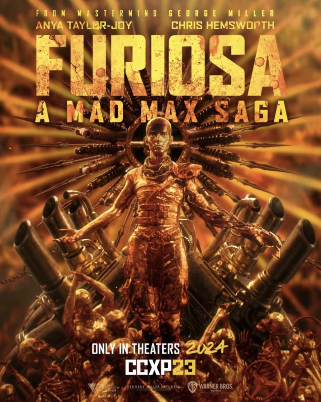 ComicBook.com on X: "❗️NEW❗️poster for Furiosa: A Mad Max Saga, starring Anya Taylor-Joy and Chris Hemsworth, in theaters 2024! https://t.co/CJXqhCsndE" / X