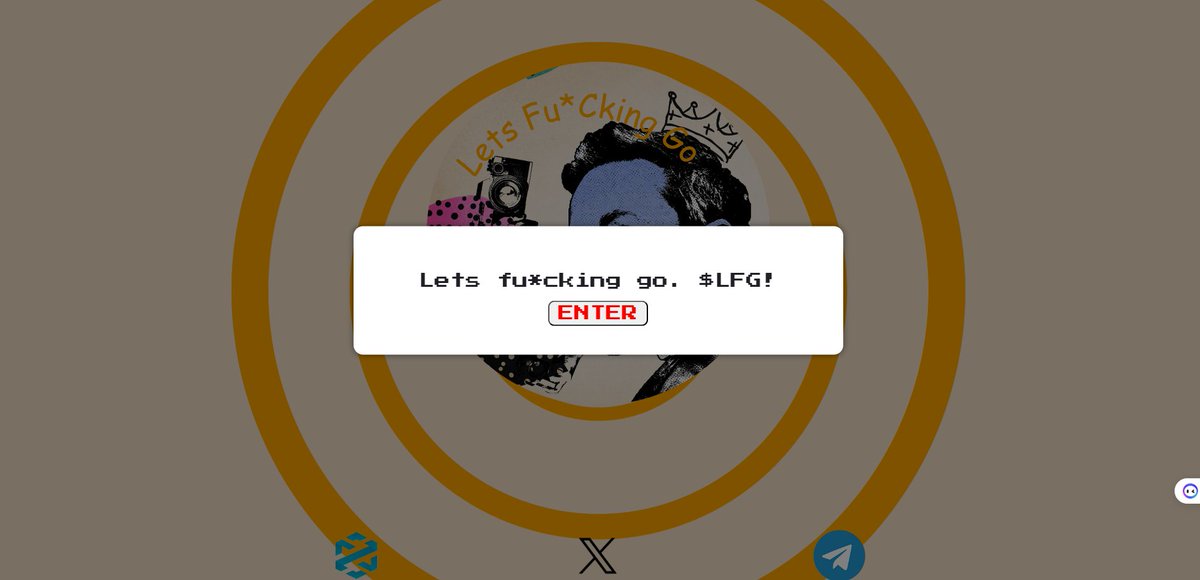 lfgwtfeth's tweet photo. Web is live. Sound on. $LFG

https://t.co/eCTbaSBRnu https://t.co/ucJnnWnsMQ