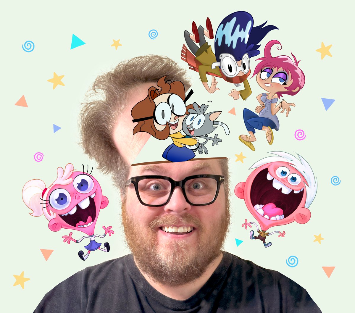 NicoColaleo's tweet photo. Since my workshops the past month, I've had 20+ 1-on-1s and I'm impressed at how many fun, creative ideas everyone has. Not a single bad or boring pitch! I wanna see more! I wanna see YOURS. If you have a cartoon pitch and want a 1-on-1 for pitch practice and feedback, hit me up! https://t.co/HOAjmtSZ3k