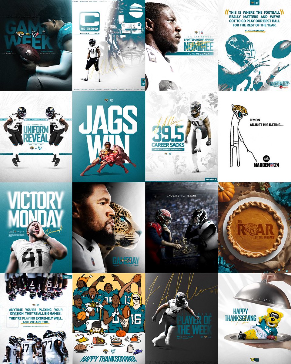 DevCarvajal's tweet photo. W12 Social Creative 🤞🐆

#DUUUVAL #NFLCreative https://t.co/cKlVi9Cn8L