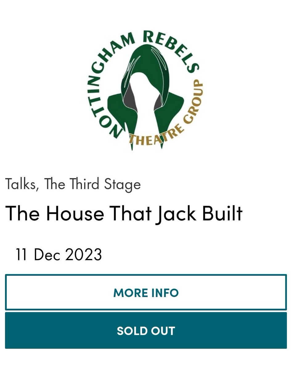 NottsRebels's tweet photo. Our script-in-hand performance (11th Dec) of The House that Jack Built (1st panto ever performed at 
@RoyalNottingham in 1865) is now sold out.
If you're coming, based on tonight's rehearsal, you're in for a treat!
#panto #Victorianpanto #jack #johnandwilliamlambert #heritage https://t.co/nw1CqyNTDn