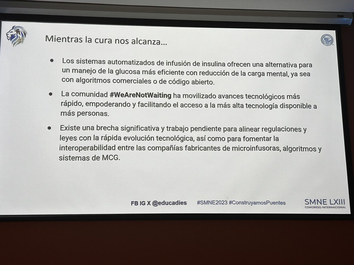 YepezDra's tweet image. Tremenda presentación de @educadies sobre #OPENAPS because #WeAreNotWaiting 
Que emoción que @SMNE_Oficial abre a la comunidad médica este tipo de sesiones 🙌🏼
#SMNE2023 #SMNELXIII