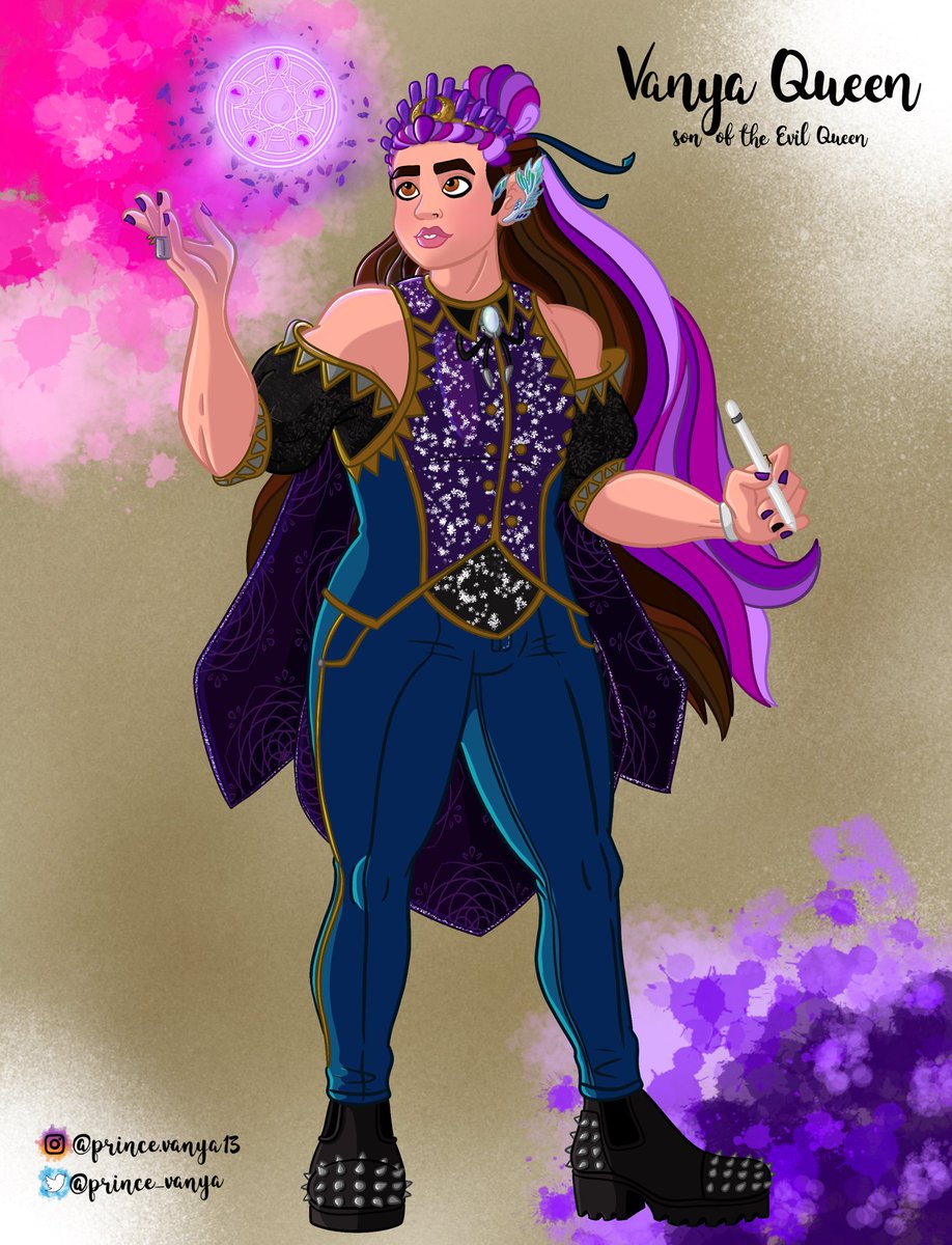 prince_vanya's tweet photo. New Look of Vanya Queen, son of the Evil Queen. https://t.co/rw68w82jOi