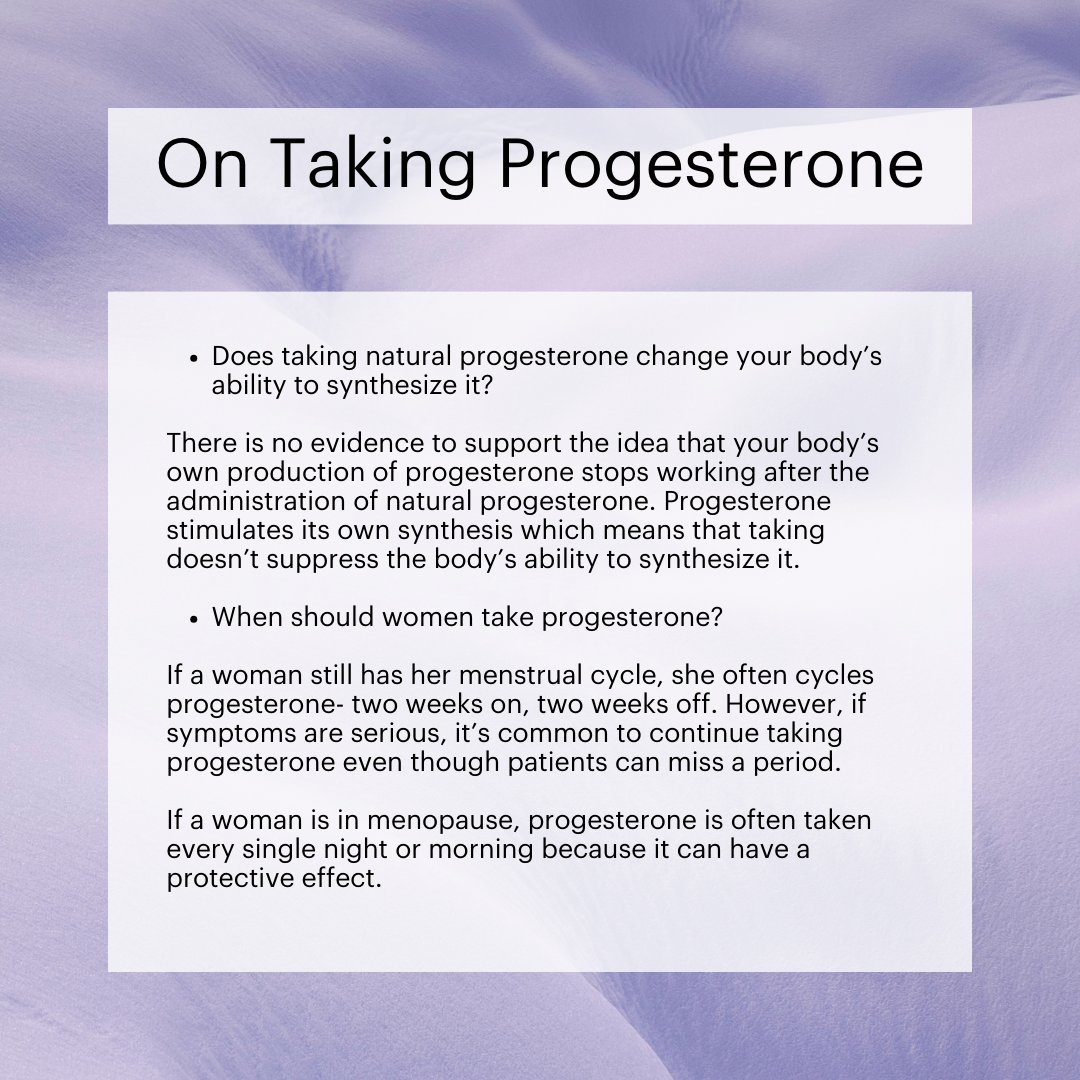 The miracle of progesterone!