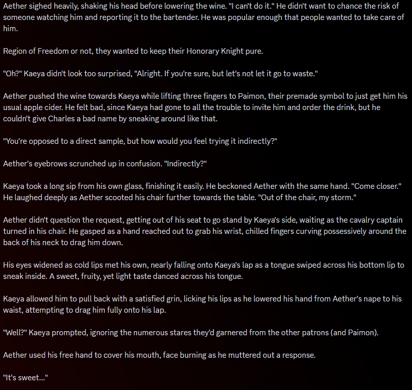 FlowerofFira's tweet image. Happy Birthday, my beloved forever Cryo main, Kaeya! Not once have I thought of replacing you in my main roster. Enjoy a romantic evening with our Aether! 💙 💛 ☀️ 

#Kaether #Aether #Kaeya