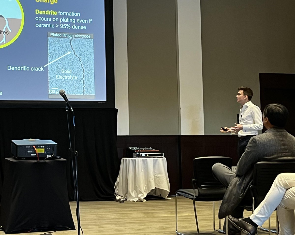 I was very pleased to be able to present at #F23MRS today in the solid-state batteries symposium. Great talks all week and can't wait for tomorrow!