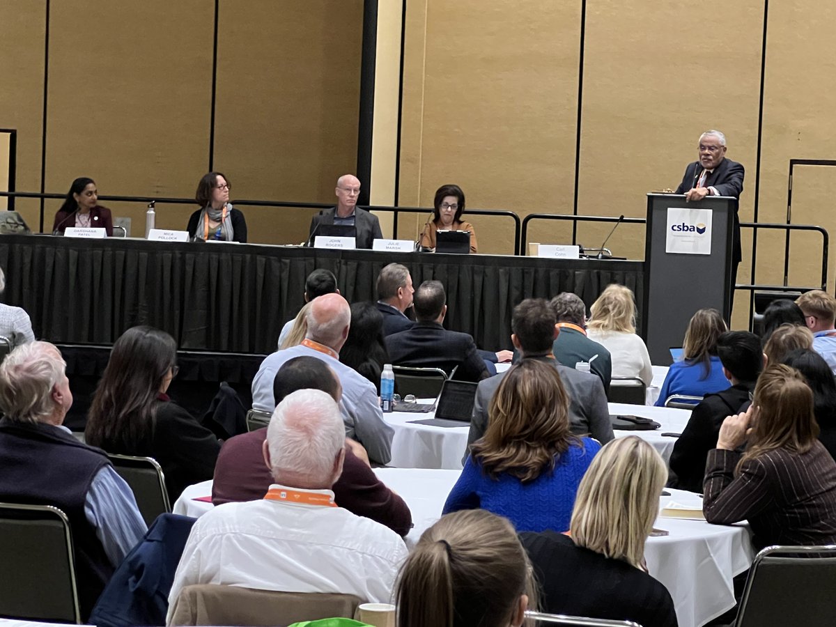 Packed house at the <a href="/CSBA_Now/">CSBA</a> session discussing the impacts of political divisiveness on schools, students, and governance. Huge thanks to <a href="/carlcohn/">Carl Cohn</a>, <a href="/IAmDarshPatel/">Darshana Patel, Ph.D.</a>, John Rogers of <a href="/UCLACollege/">UCLA College</a>, @julieamarsh, and Mica Pollock of @UCSandDiego for an illuminating discussion.