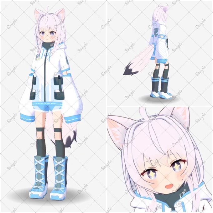 【実績公開】 ちょろめぽ様( #choromepo1122  )3Dモデルを担当いたしました!  #VRoid