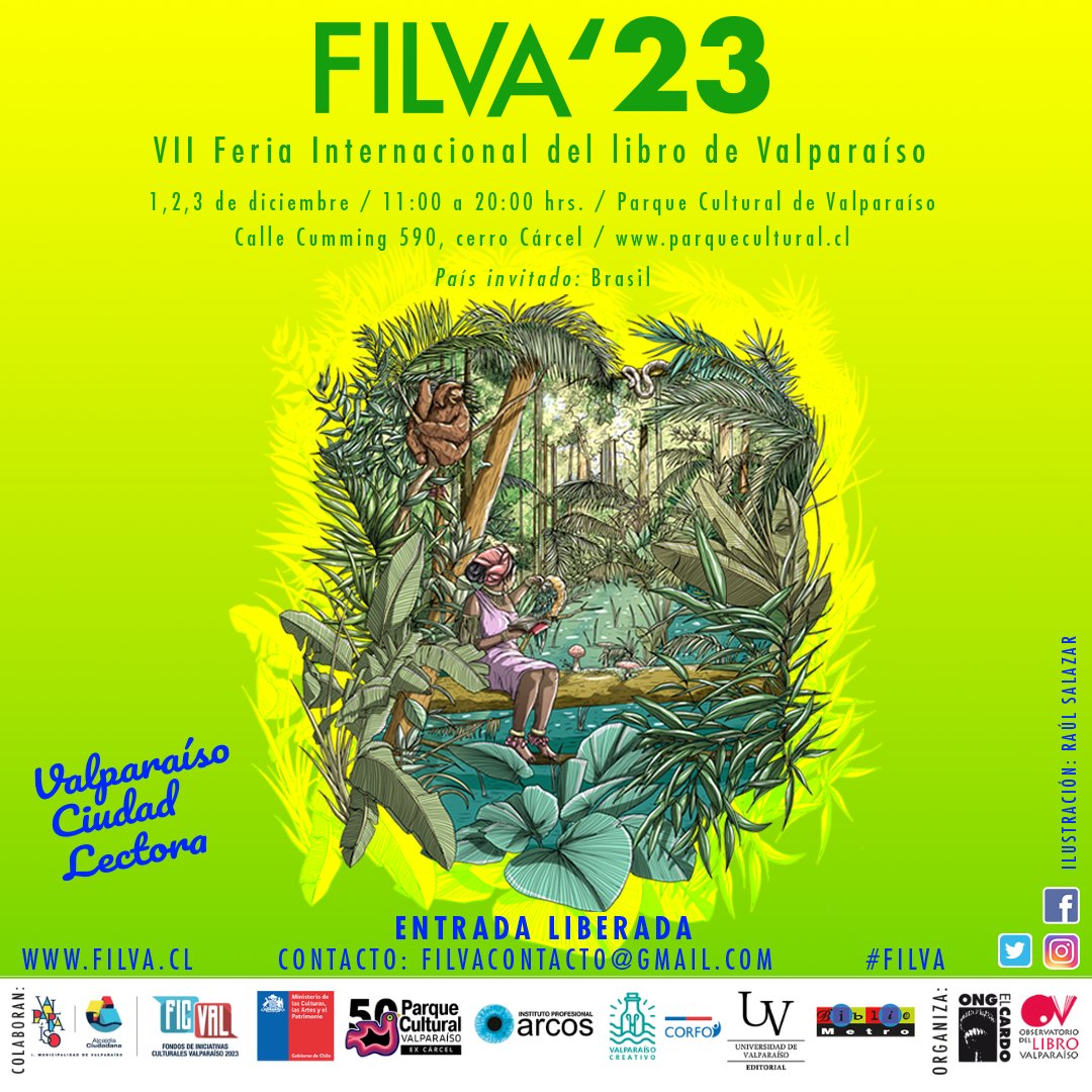 ⚡️ Desde mañana viernes y hasta el domingo nos encontramos en una nueva versión de <a href="/filvachile/">FILVA Valparaiso</a>  en el <a href="/parquecultural/">Parque Cultural de Valparaíso - Ex Cárcel</a> de Valparaíso. Estaremos con todos nuestro catálogo, novedades y títulos ya clásicos de nuestra editorial. De 11.00 a 20.00 hrs