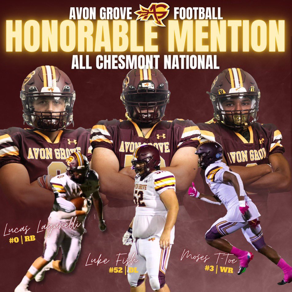 Moses T-Toe (@mo_snags) on Twitter photo Thank you <a href="/avon_groveFB/">Avon Grove Football</a> <a href="/CoachJCoffey/">Coach Coffey</a> and <a href="/bond_kahn/">Kahn Bond</a> for the selection of honorable mention in the All Chesmont National Thank you <a href="/avon_groveFB/">Avon Grove Football</a> <a href="/CoachJCoffey/">Coach Coffey</a> and <a href="/bond_kahn/">Kahn Bond</a> for the selection of honorable mention in the All Chesmont National