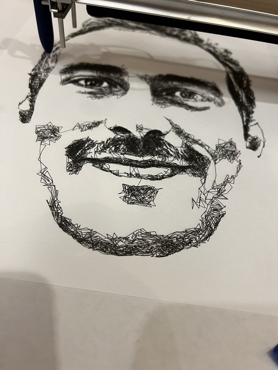 FessyiLab's tweet image. Lower school students in the @FessyLibrary struggled to solved today's @EMSL AxiDraw mystery drawing. @johnsonedward @cdanzi613 #axidraw #dailymysterydrawing #makelearningfun #engagedlearning