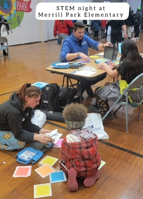 SaginawISD's tweet photo. A heartfelt thank you to Merrill Park Elementary for graciously inviting Saginaw ISD to their spectacular STEM night! It was truly inspiring to see so many exceptional partners in our community unite for this remarkable event. #REMC https://t.co/f81584KaT8