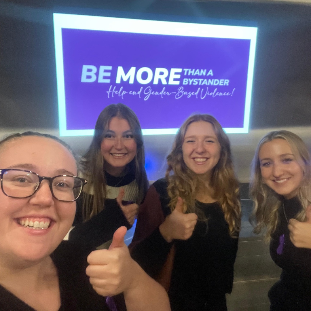 Siri, play 'Everybody (Backstreet's Back)' We had the best time at @StFXSOS this week training nearly 500 of their students in #BeMoreThanABystander! Thanks so much to @KwakuBoat3ng, Mackenzie, and Nikki for joining us! #EndGBV #DVAM #16Days