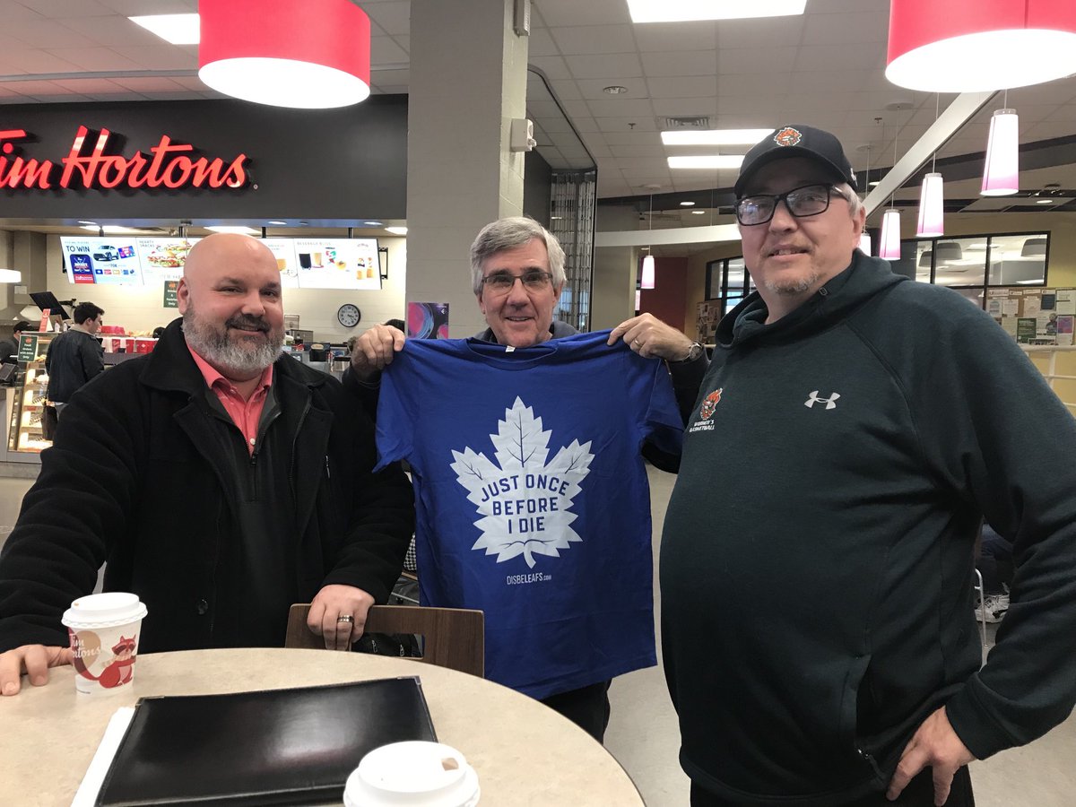 With friends like @caperscoach who needs…… Go Leafs!!