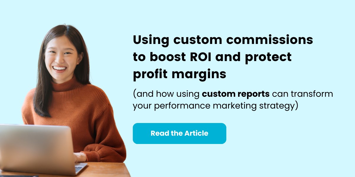 Did you know you can utilise custom commissions on the Commission Factory platform? Reward your affiliates automatically at the point of conversion and generate comprehensive reports using our state-of-the-art technology 💻

Find out more: bit.ly/3t2VTdZ