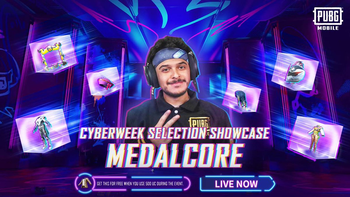 🤖BLACK FRIDAY / CYBER MONDAY @PUBGMOBILE DEALS ARE HERE 🤖 

NOW LIVE with the PUBG MOBILE Cyberweek 2023!  

Join the stream here: youtube.com/live/p9ZRCzPRI…

#PUBGMOBILE #PUBGMCYBERWEEK23 #CYBERWEEKAMBASSADOR #ad