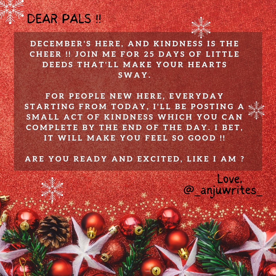 _anjuwrites_'s tweet photo. #25daysofkindness 🎁 https://t.co/Ar5YWfcTK9