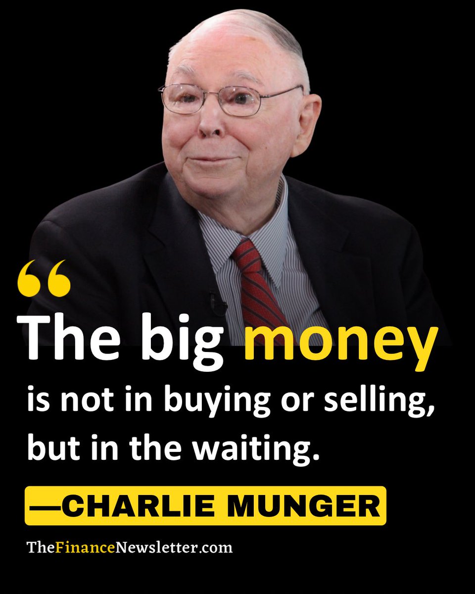 In investing, the big money isn