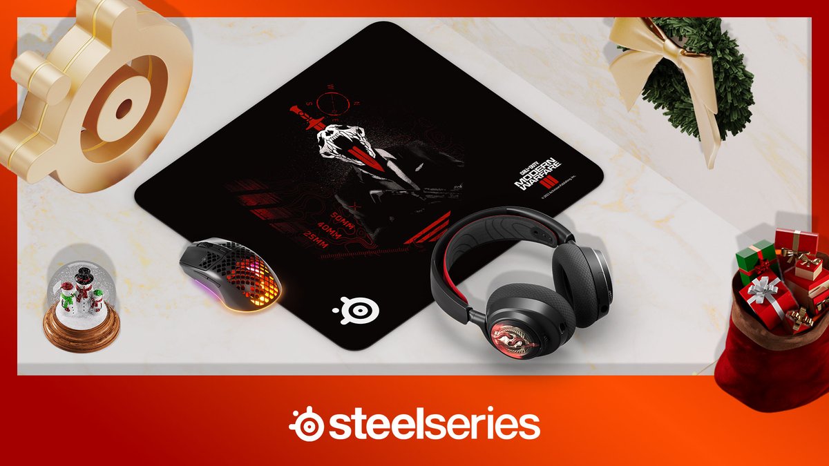 🎄 Welcome to the <a href="/SteelSeriesANZ/">SteelSeriesANZ</a> #12DaysOfChristmas competition! 🎄

We’re kicking off the Season of Giving with a set of <a href="/SteelSeries/">SteelSeries</a> limited edition #MW3 peripherals &amp; a Vault Edition of CoD:MWIII from <a href="/Activision/">Activision</a>.

Enter via <a href="/PressStartAU/">PressStartAustralia</a> ⤵ bit.ly/SteelSeriesANZ… (ANZ only)