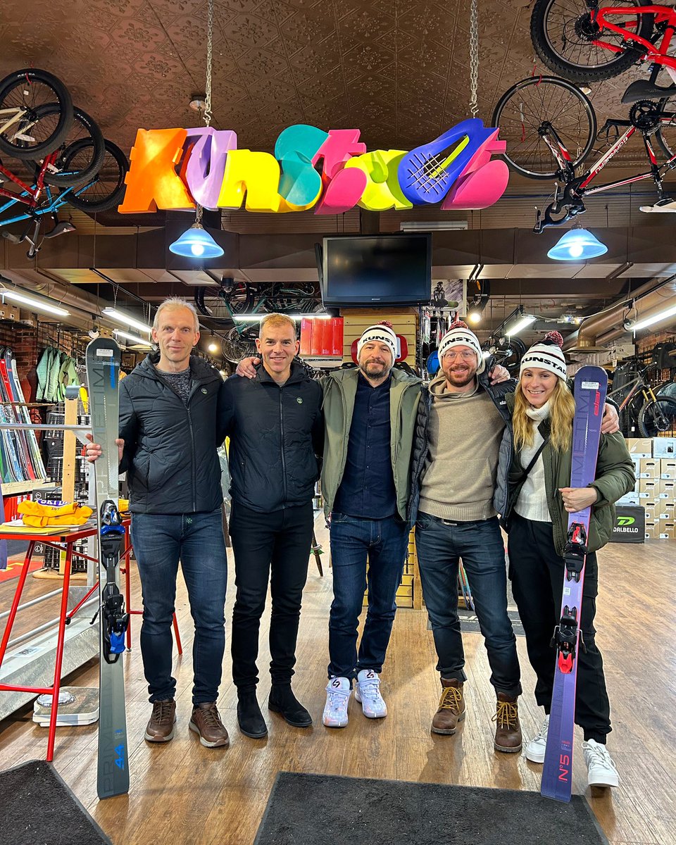 KunstadtSports's tweet photo. From Slovenia to 🇨🇦! Always good times when our friends from @elanskis come to visit! https://t.co/Unch8iQgSF