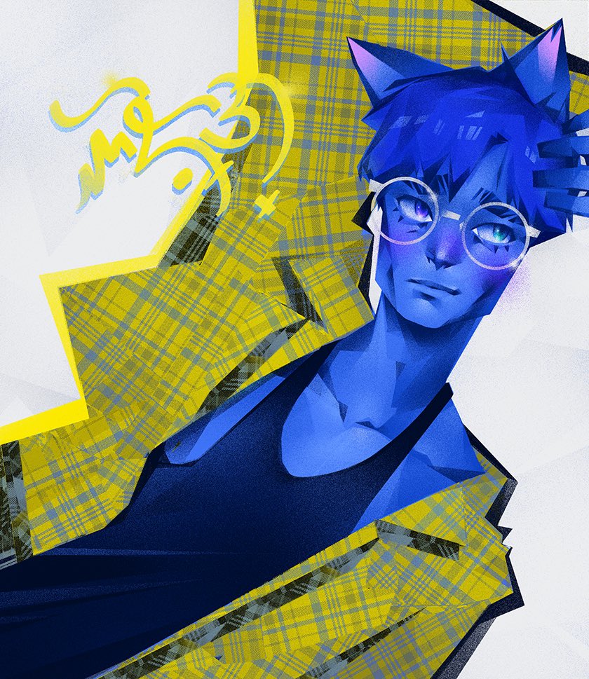 PyewacketL's tweet image. A self portrait (Baybayin calligraphy by Armando Adlawan)