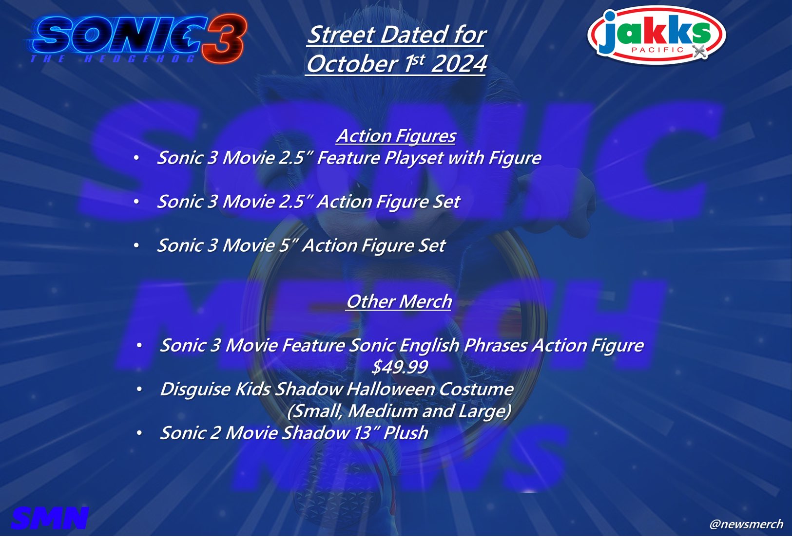 Sonic Merch News on X: ToyWiz has leaked Sonic Prime merchandise