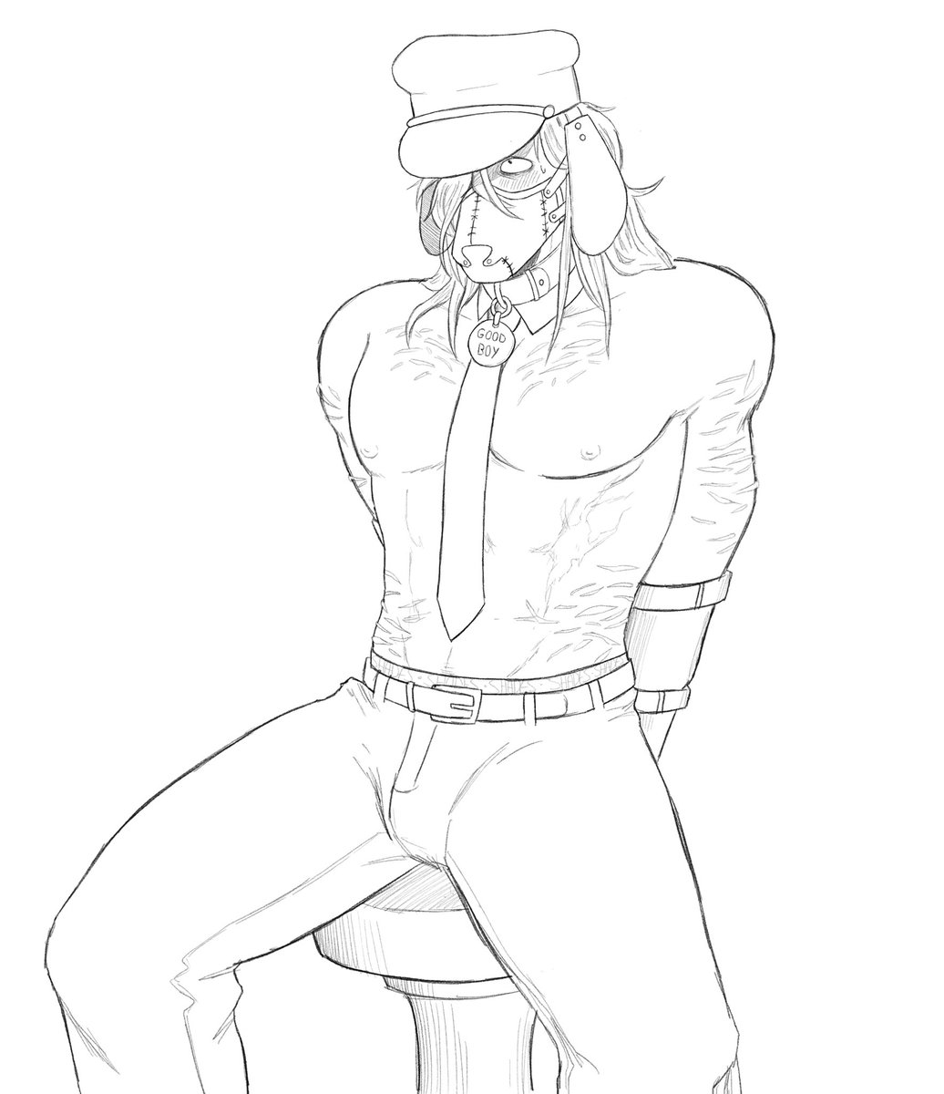 _02SHADY's tweet photo. The most perfect good boy.. 

||OC: Viktor / belongs to @666sludge || https://t.co/MUqwMbtAix