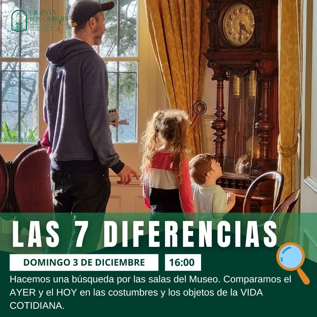 El #MuseoBeccarVarela - Quinta Los Ombúes te invita a participar de las últimas actividades del año 🌿🦋

🕐Sábado 2 y domingo 3 de diciembre a las 16 h
📍Adrián Beccar Varela 774, #SanIsidro
👉Más info en Museos de San Isidro 

#CulturaSI #MuseosSI #naturaleza 
<a href="/SanIsidroGob/">San Isidro</a>